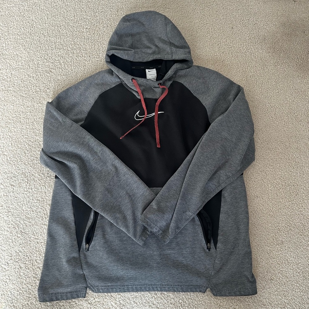 Nike Gray and Black Hoody